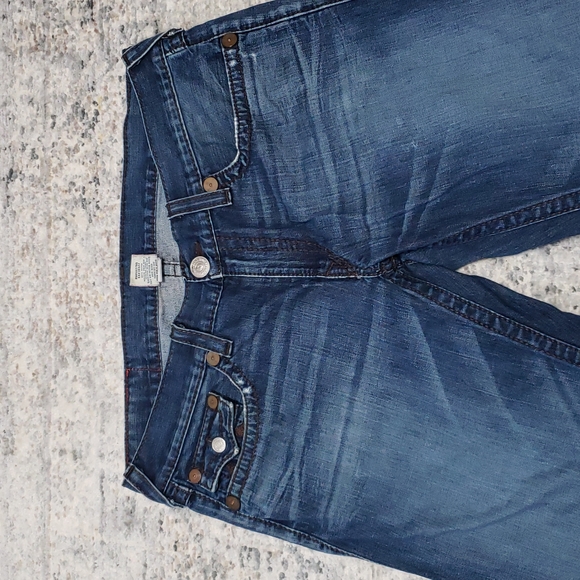 COPY - True Religion Rainbow Ricky Ripp distressed Jean's - Picture 2 of 14